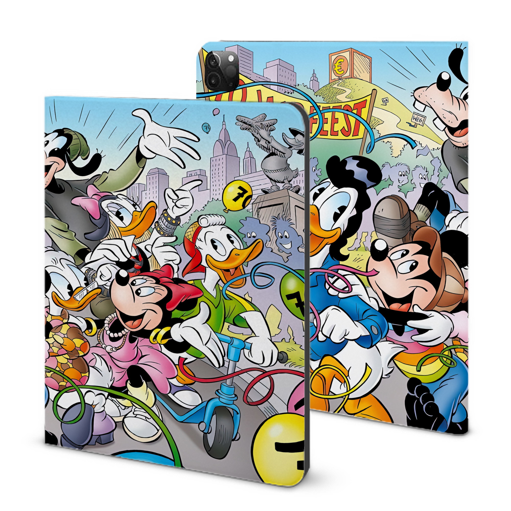 （画像用） ミッキーマウス Mickey Mouse IPadケース ペンホルダー付き ブックスタイルデザイン